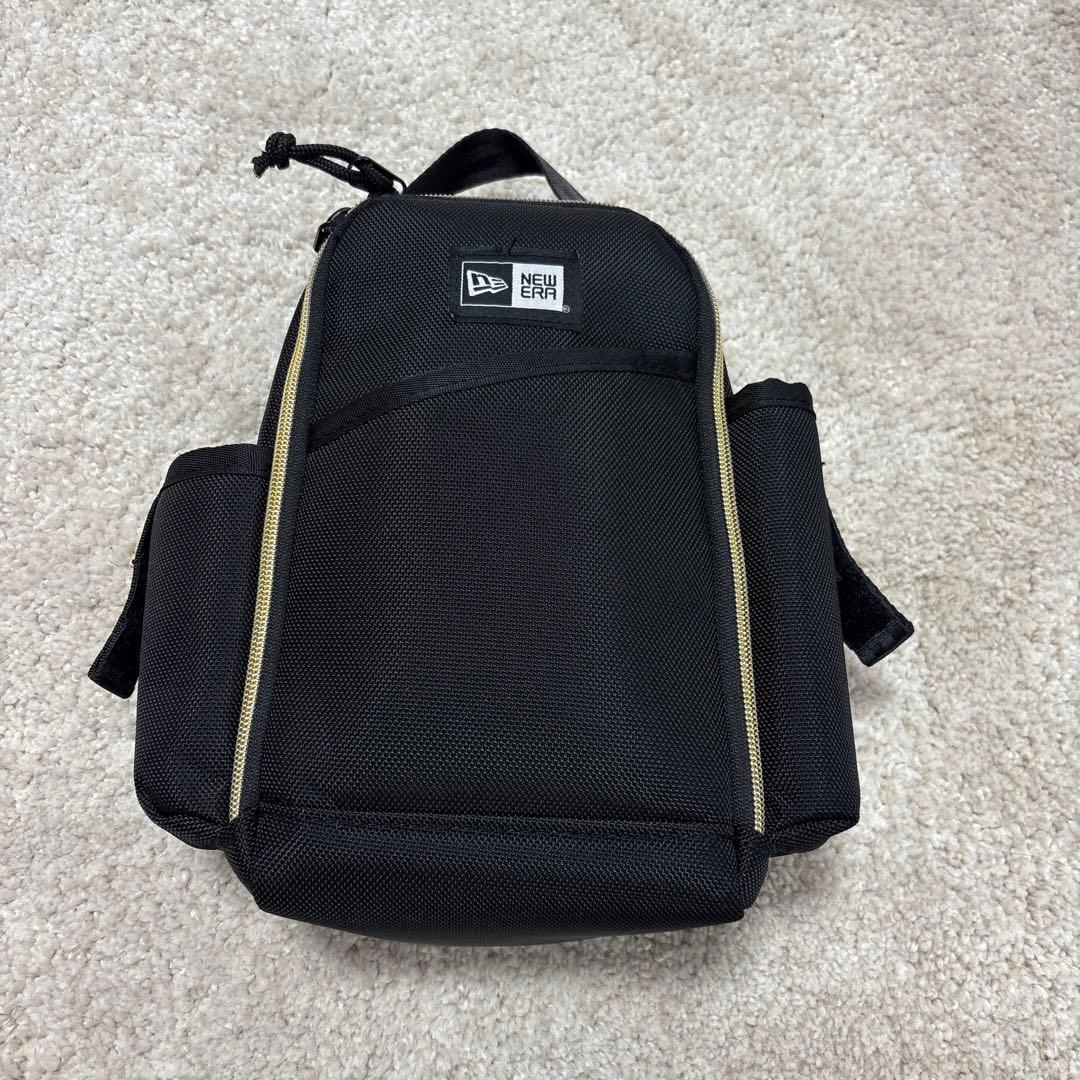 New Era ゴルフバッグ ブラック/ゴールド