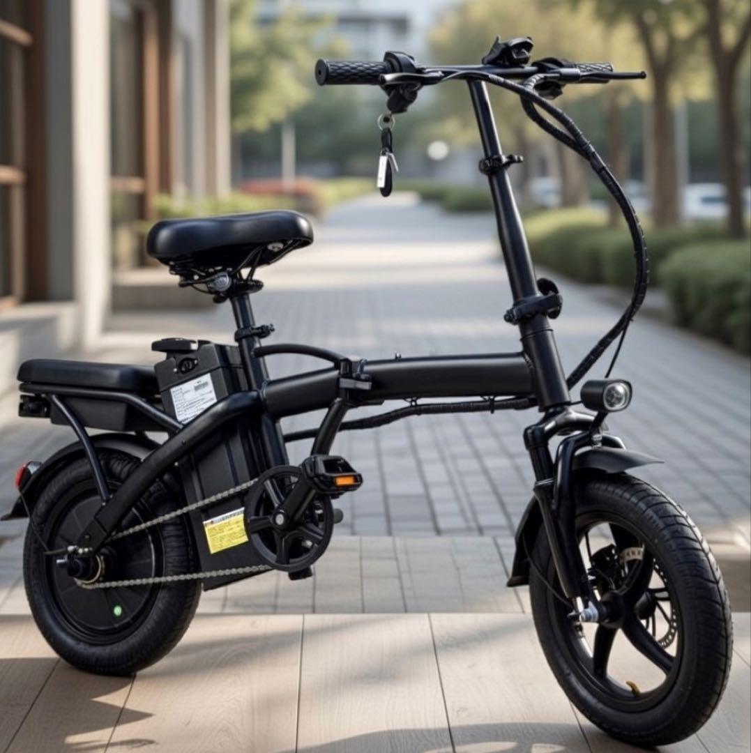 電動アシスト自転車 14インチ 黒 公道走行OK！