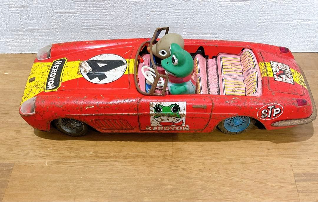 超希少　ケロヨンともぐちゃんのスポーツカー　フェラーリー　当時物 ビンテージ