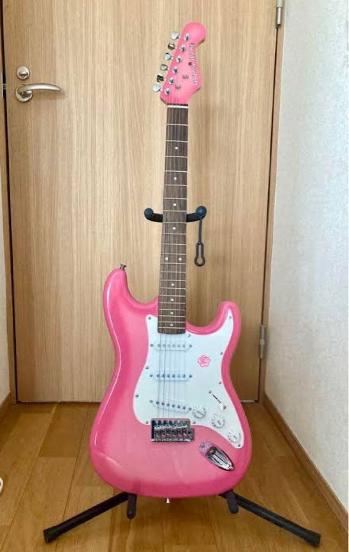 gypsy roseエレキギター/ピンクラメ/初心者向け