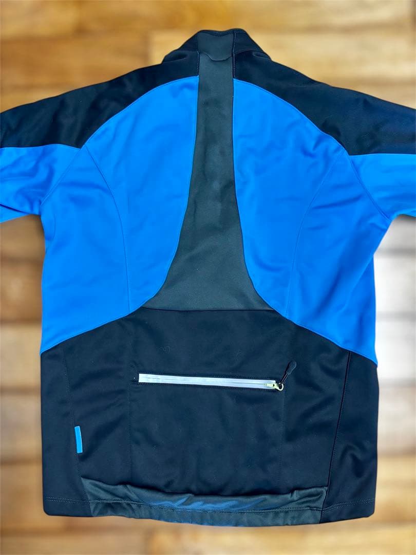 【新品未使用】SHIMANO ウィンドブレークジャケット 青/黒 メンズMサイズ