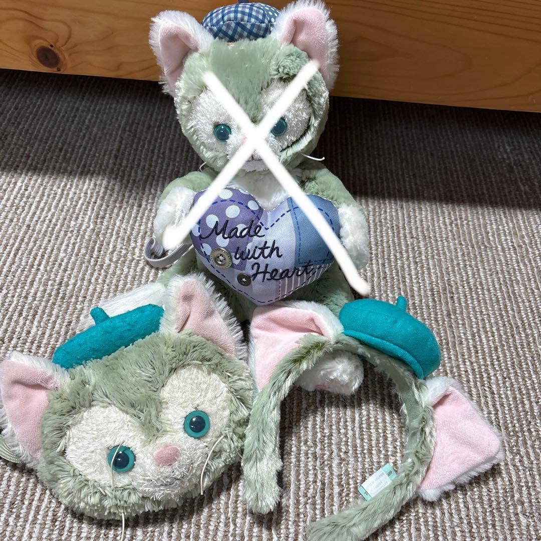 ポシェット　カチューシャ　まとめ売りセット　ジェラトーニ　ダッフィー