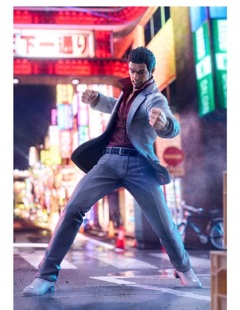 コトブキヤ　龍が如く 桐生一馬フィギュア 特製アクリルブロック付き