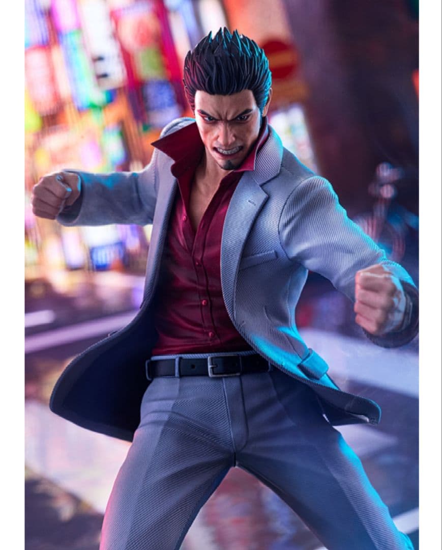 コトブキヤ　龍が如く 桐生一馬フィギュア 特製アクリルブロック付き