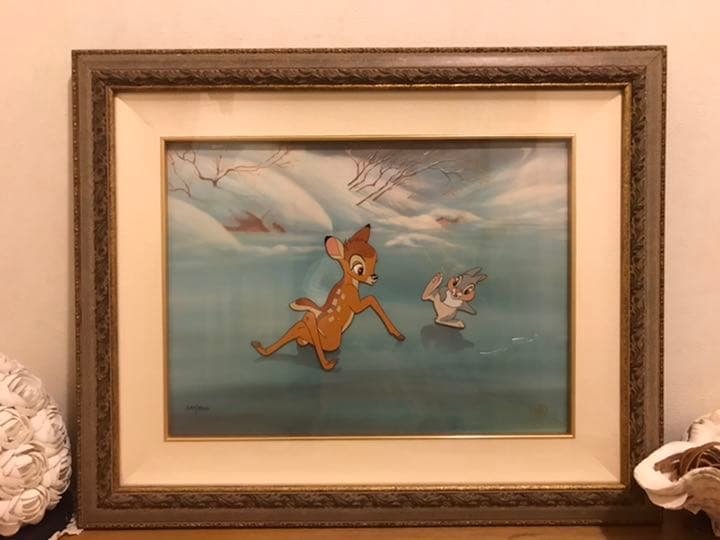 ディズニーセル画　バンビととんすけ　380/500
