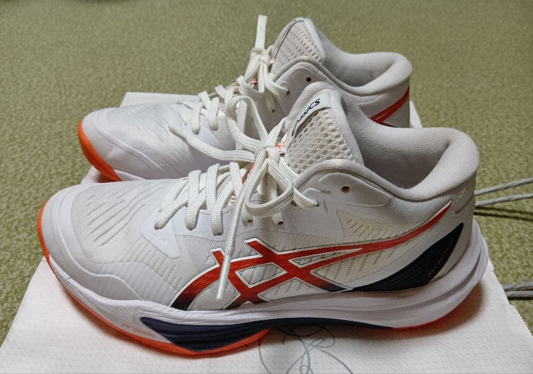 バレーボール　シューズ　24.5　アシックス