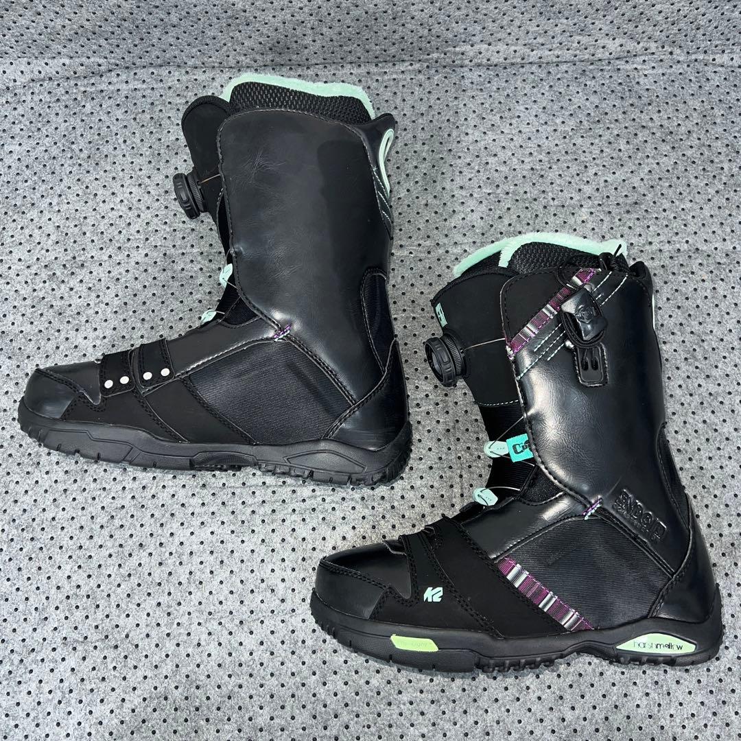 １回使用 K2 PASSAGE 24cm BOA レース スノーボードブーツ