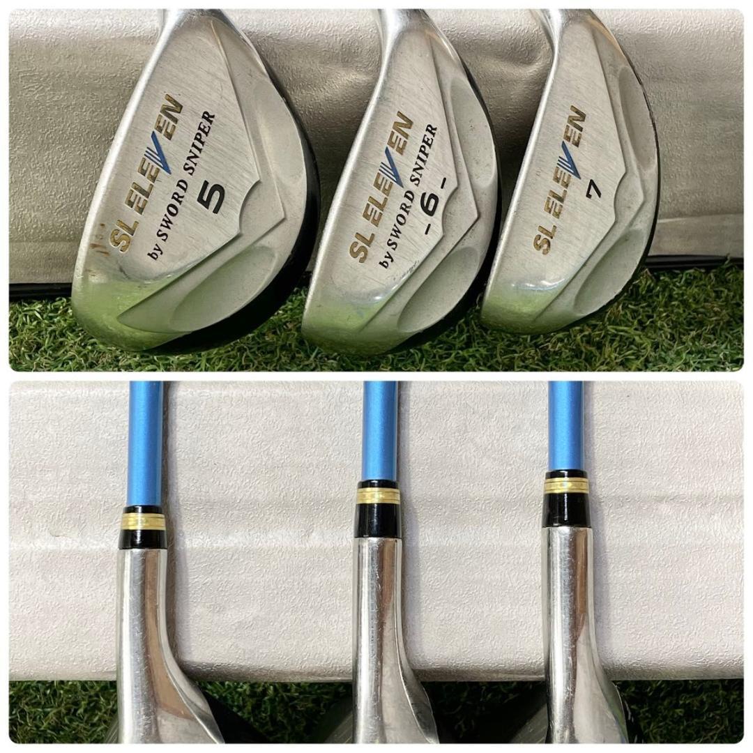 【超豪華9本】カタナ スウォード スナイパーSL EVEVEN アイアン R 右