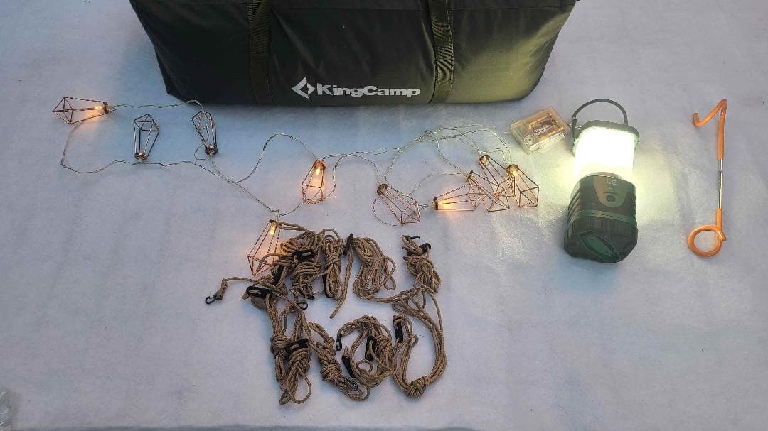 新品 キングキャンプ アウトドア キャンプ テント ロッジテント