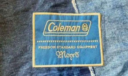 希少！ 美品 Coleman×モンロ　廃盤　インディゴレーベル