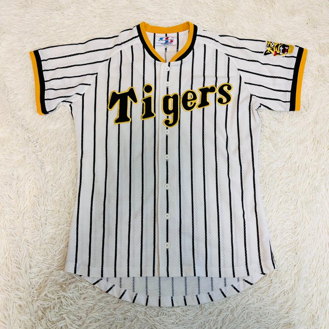 超レア　阪神タイガース　ユニフォーム　当時物　野球　イエロー　90s　L