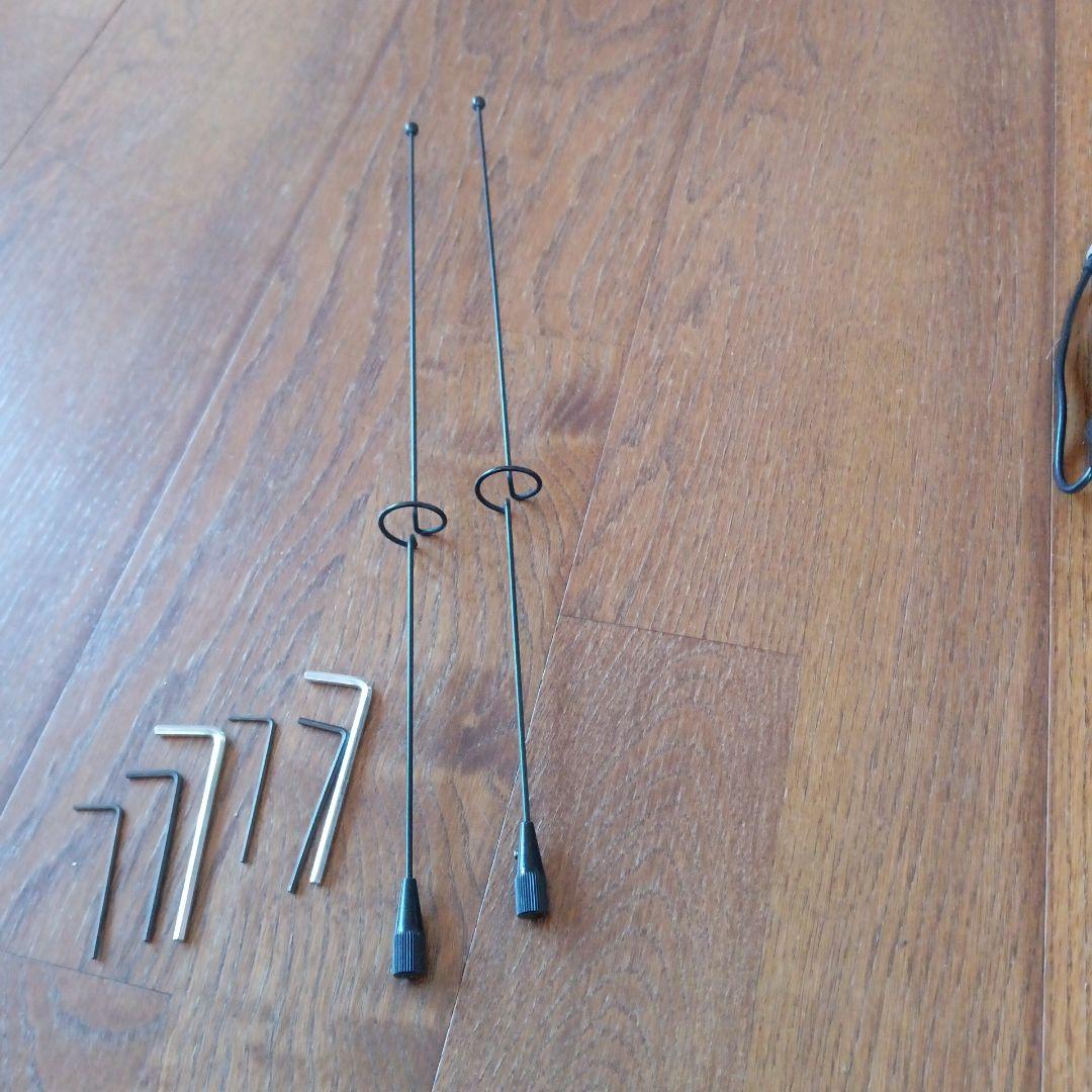 アマチュア無線アンテナ1.5D2V約4mベースローディングタイプ2組