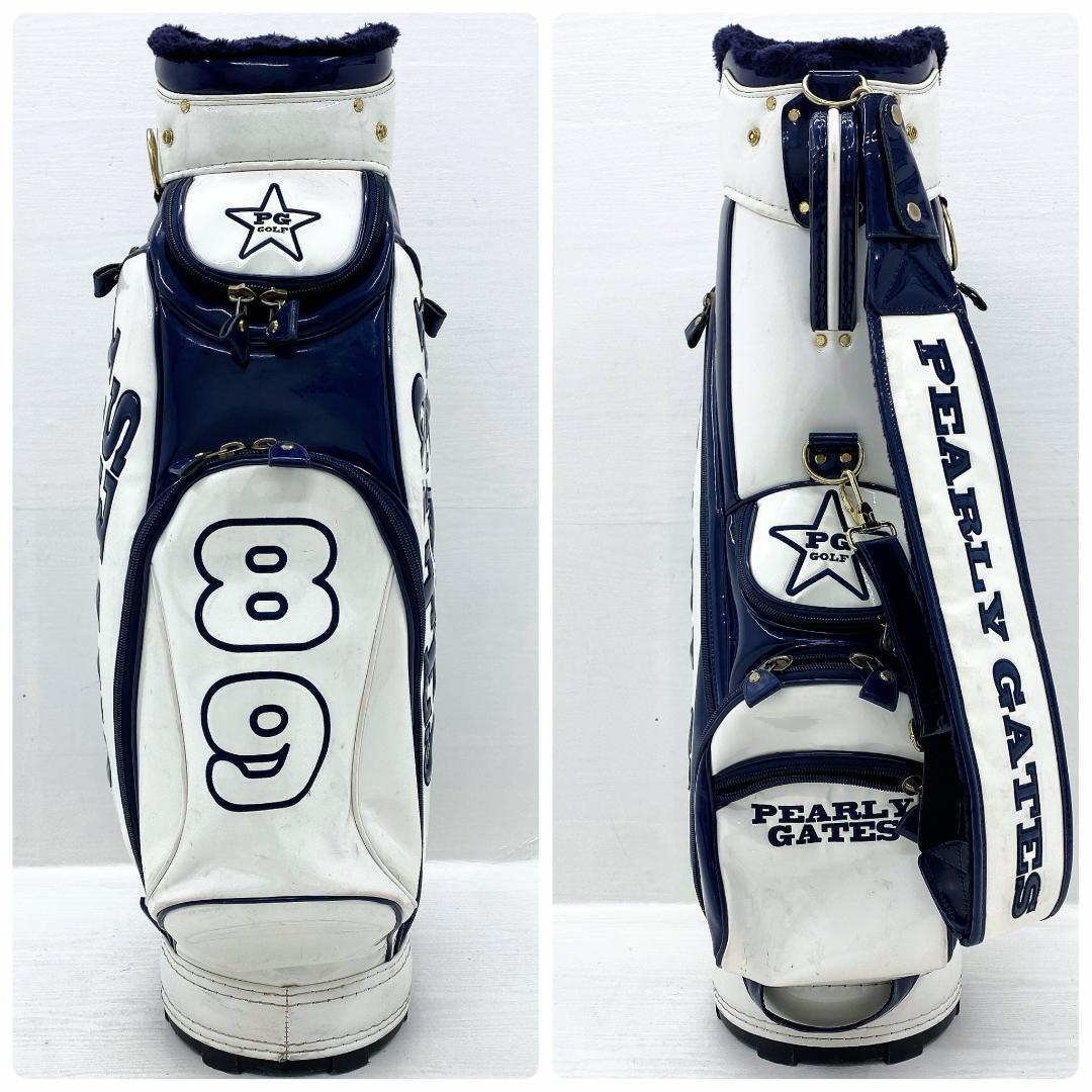 パーリーゲイツ 89 PG ロゴスマイル キャディバッグ ゴルフバッグ
