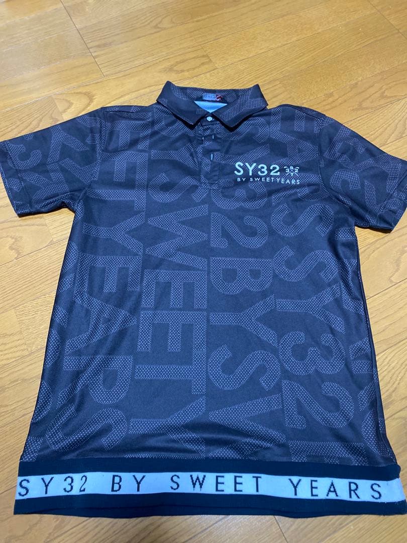 SY32 BY SWEET YEARS ポロシャツ ダークブルー