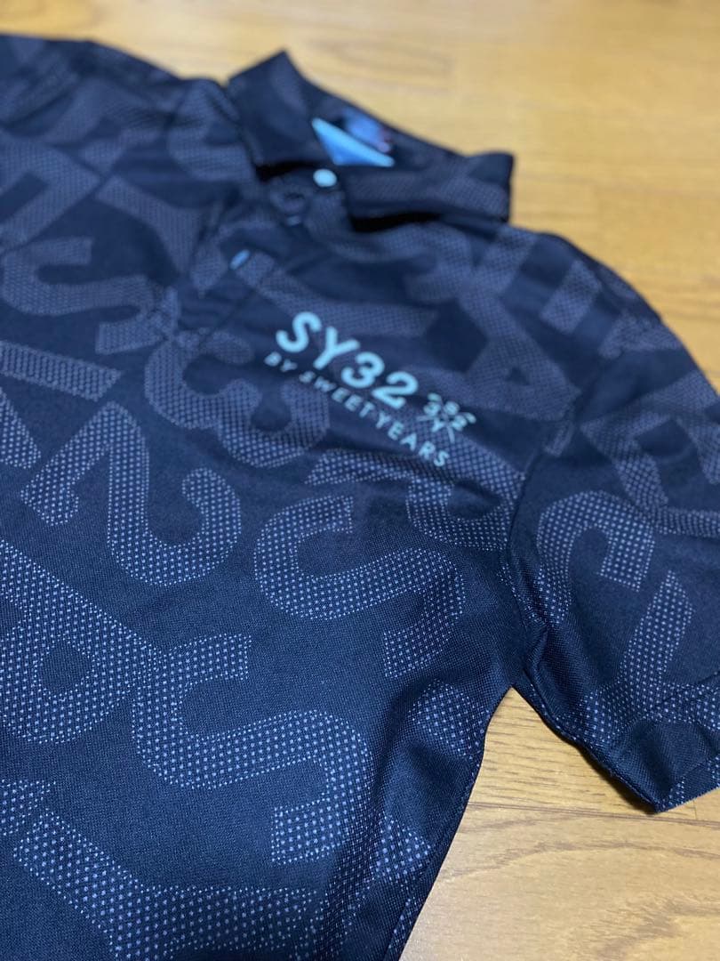 SY32 BY SWEET YEARS ポロシャツ ダークブルー