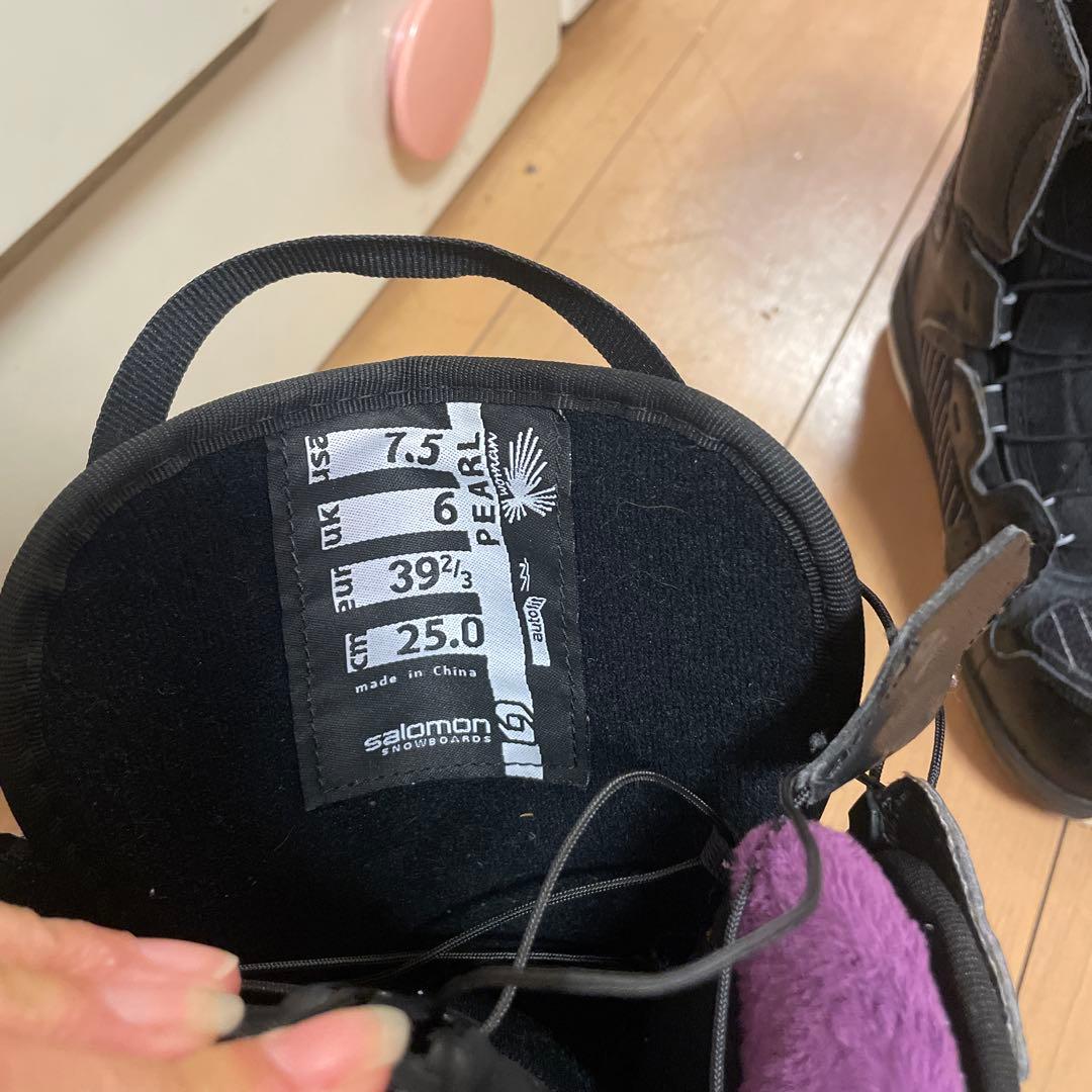 美品　Salomon Pearl スノーボードブーツ 25.0cm