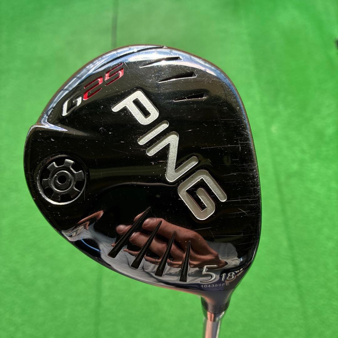 PING G25 フェアウェイウッド 18° S-FLEX 42.5インチ