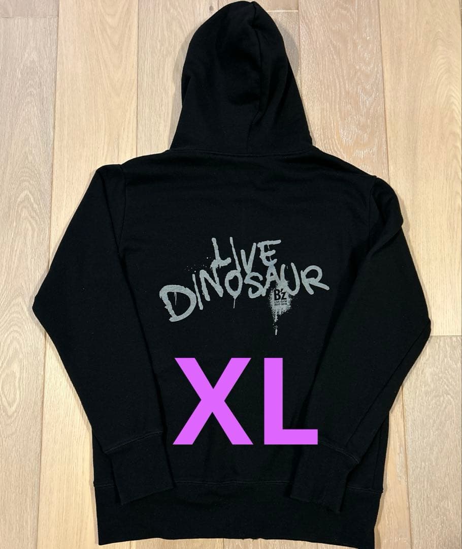 B'z 2017-2018 LIVE DINOSAUR パーカー XL 黒