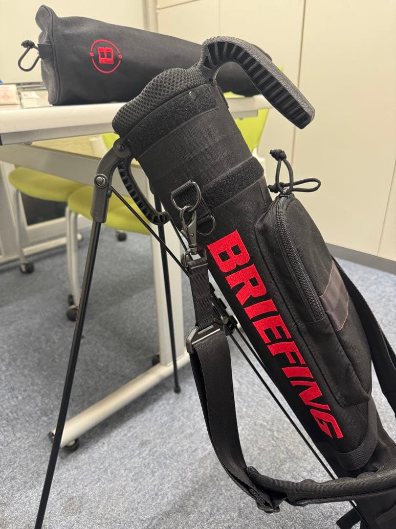 【美品】BRIEFING セルフ スタンド キャリー ブラック