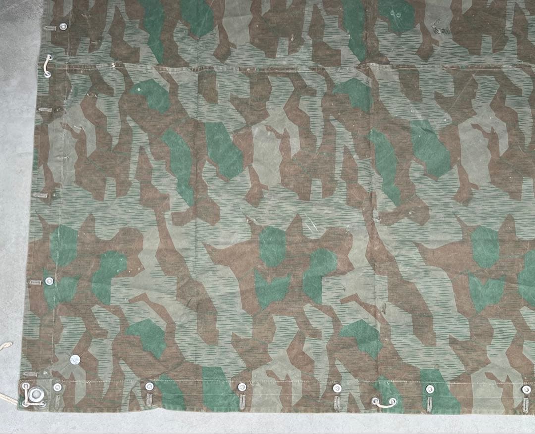 40s スイス軍幕 スプリンターカモ ツェルトバーン ミリタリー テント