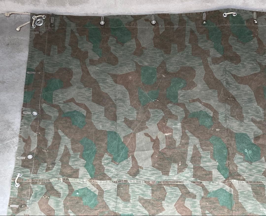 40s スイス軍幕 スプリンターカモ ツェルトバーン ミリタリー テント