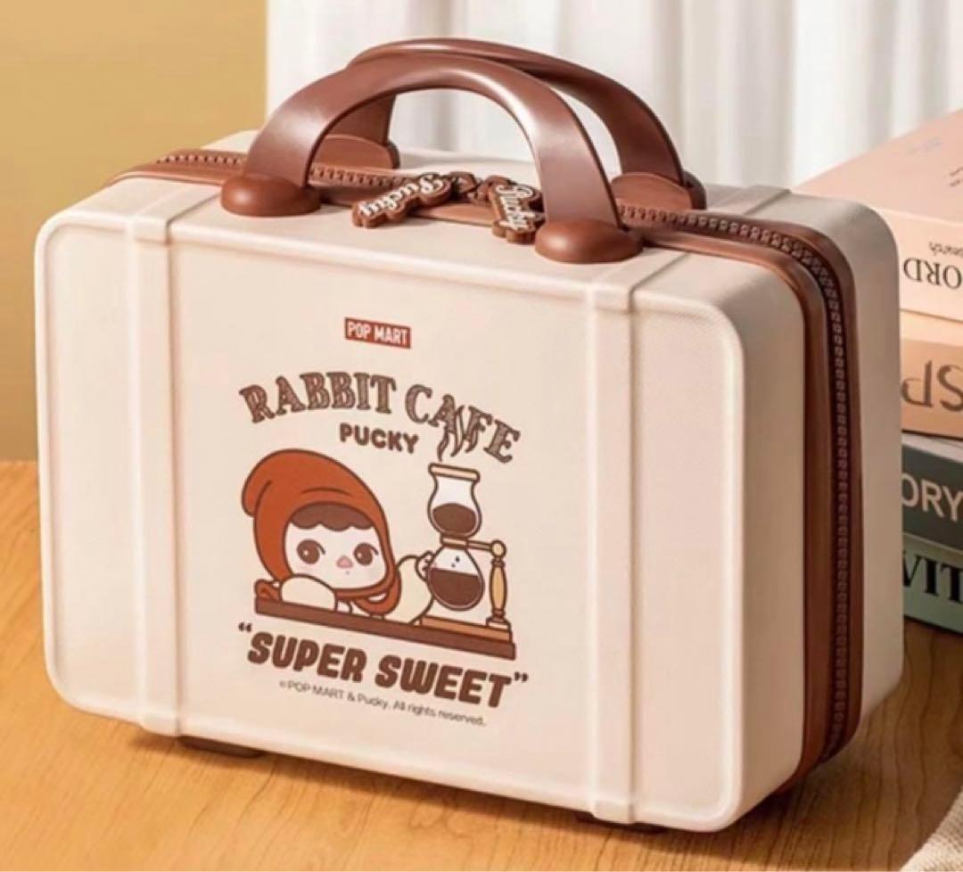 【公式/未使用】POPMART Pucky rabbit Cafe スーツケース