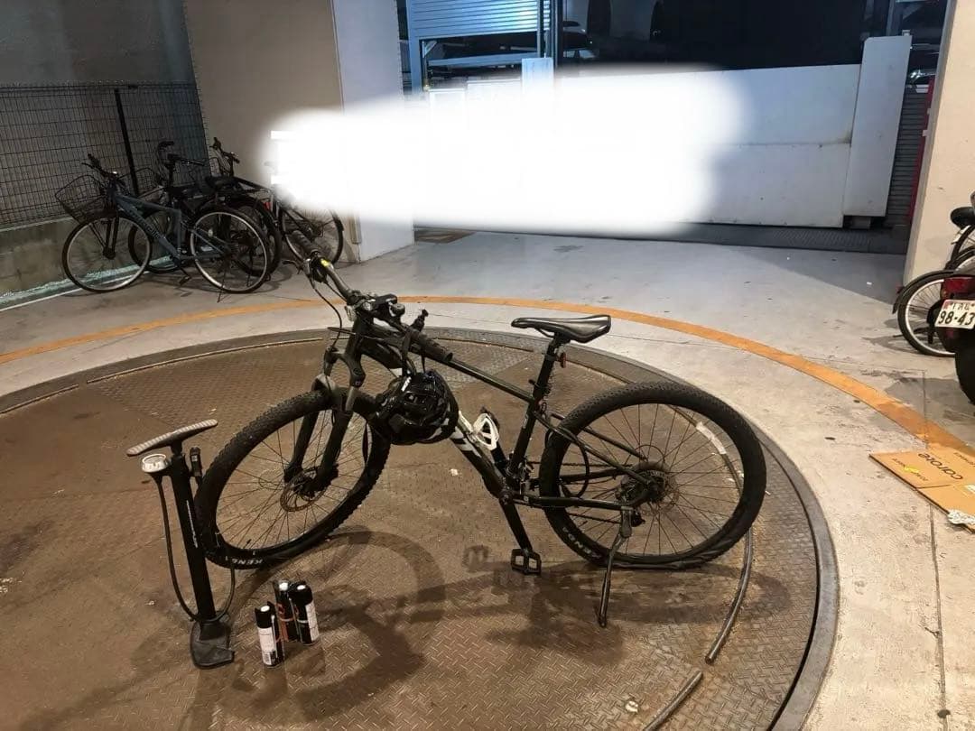 黒のマウンテンバイク 26インチ