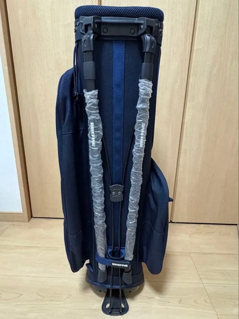 【美品】ブリーフィング CR-4 スタンド式 キャディバッグ ネイビー