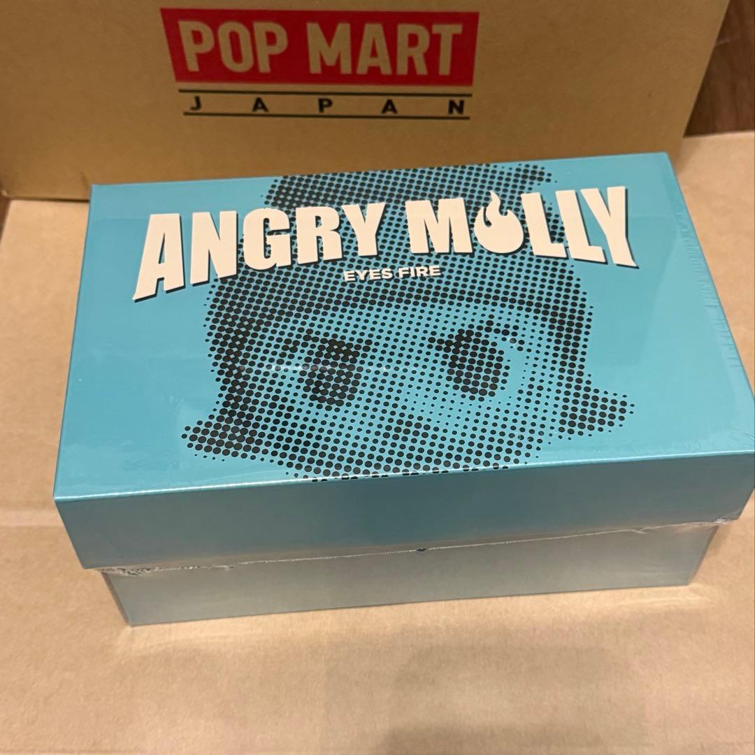 限定996体 POPMART Angry Molly-Eyes Fire