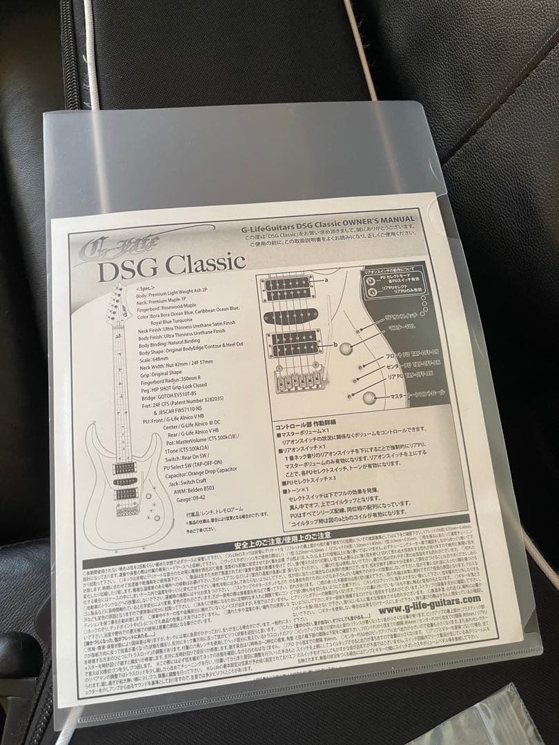 【激レア】G-Life Guitars DSG Classic ロイヤルブルー