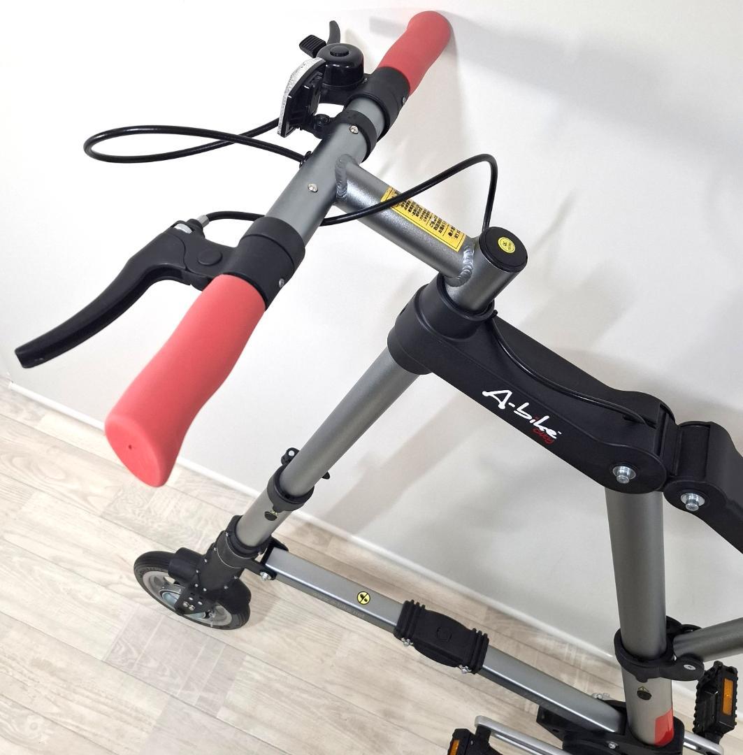 美品★A-bike city 折りたたみ自転車★ノーパンクタイヤ★シリアルあり★