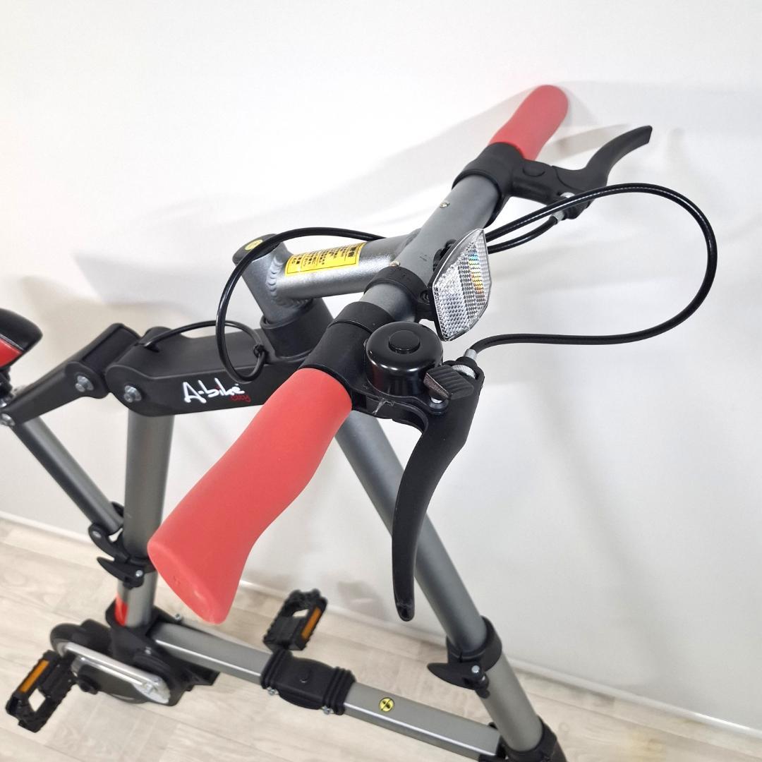 美品★A-bike city 折りたたみ自転車★ノーパンクタイヤ★シリアルあり★