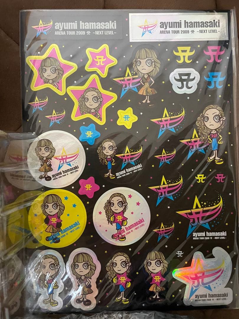 浜崎あゆみ　NEXT LEVEL2008、Tシャツ、ポーチ、ミラー、ストラップ