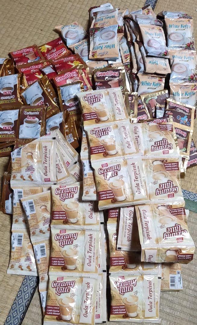 インドネシアコーヒーLuwak,Indocafe,GoodDay(320袋入り)