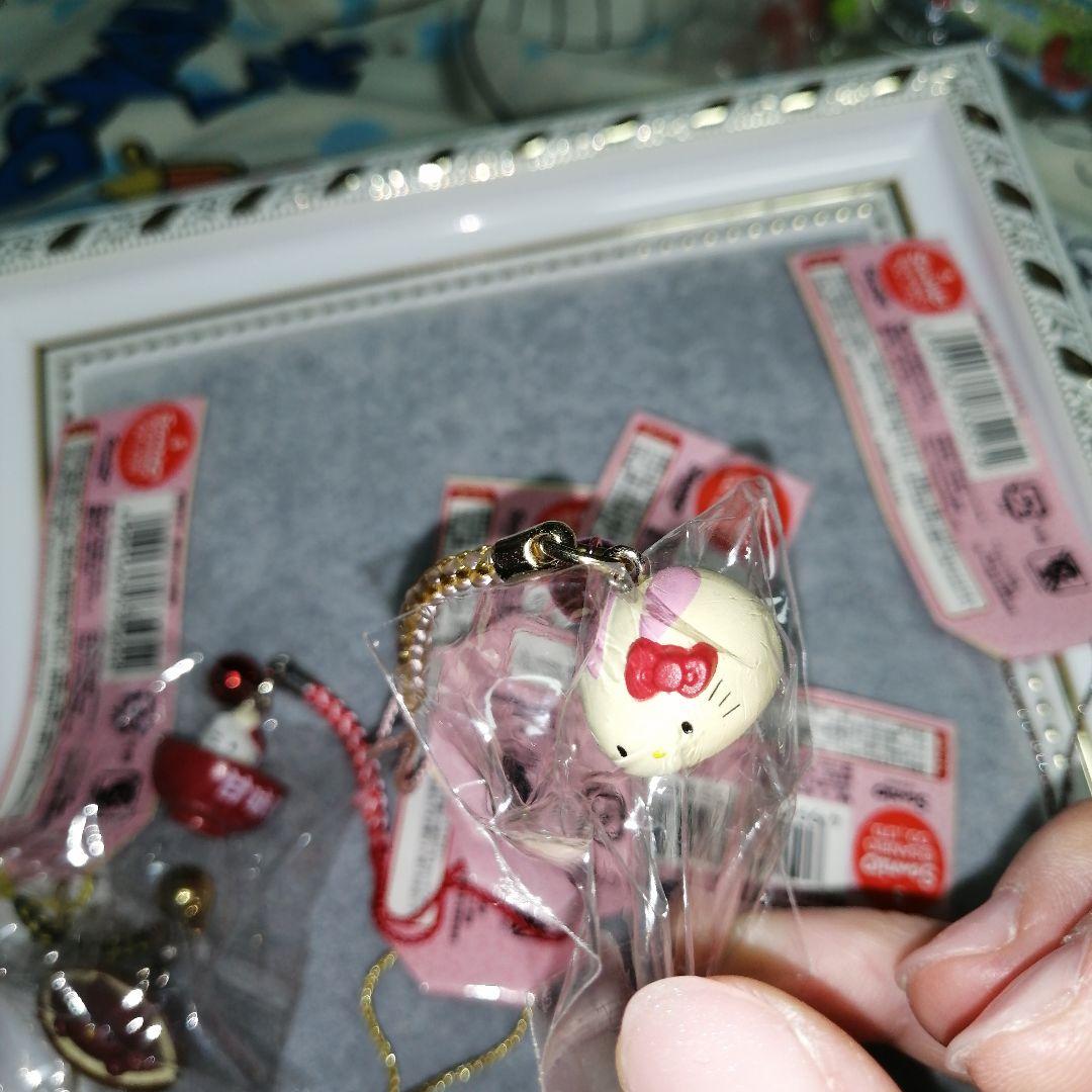 ハローキティ　根付け　和菓子　5種