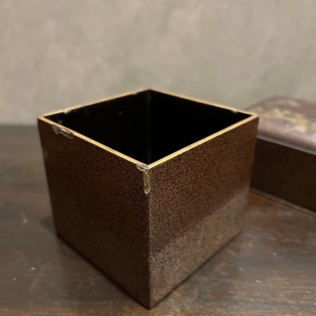 江戸時代　蒔絵　化粧箱　小物入れ　骨董　アンティーク