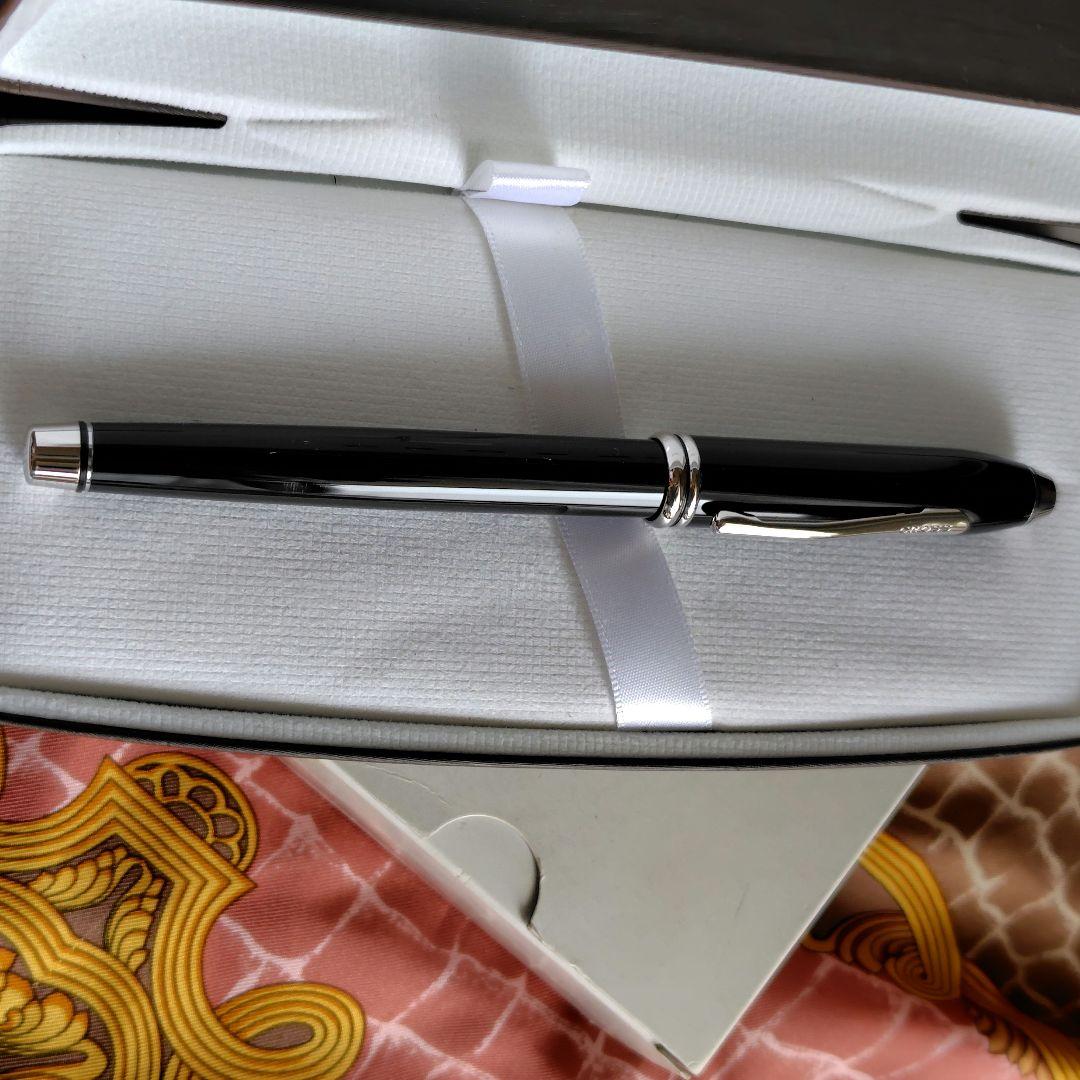 廃盤お買得CROSS タウンゼントブラックラッカーロジウムプレートケース付未使用