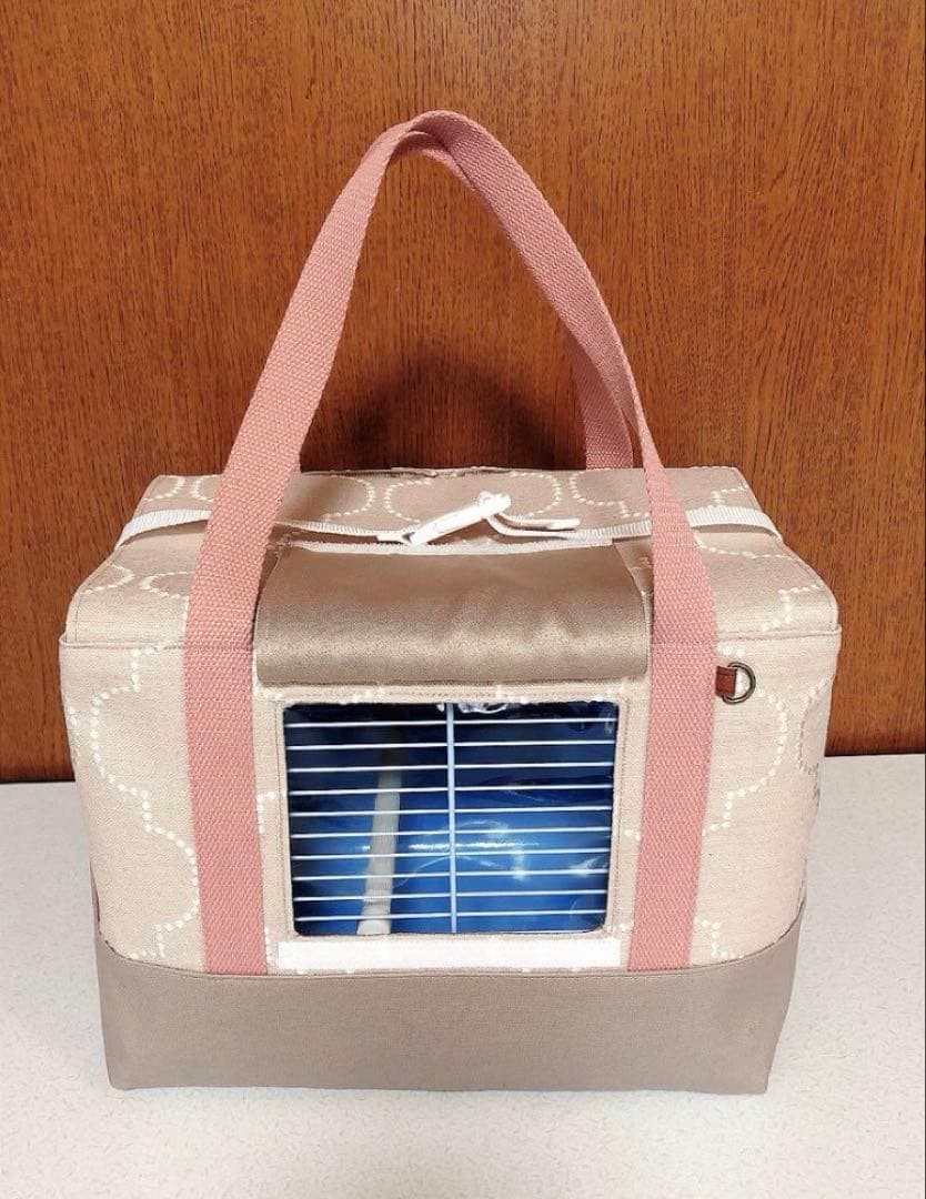 体調不良時の通院に便利　遮光鳥かごキャリーバッグ　災害避難用としても