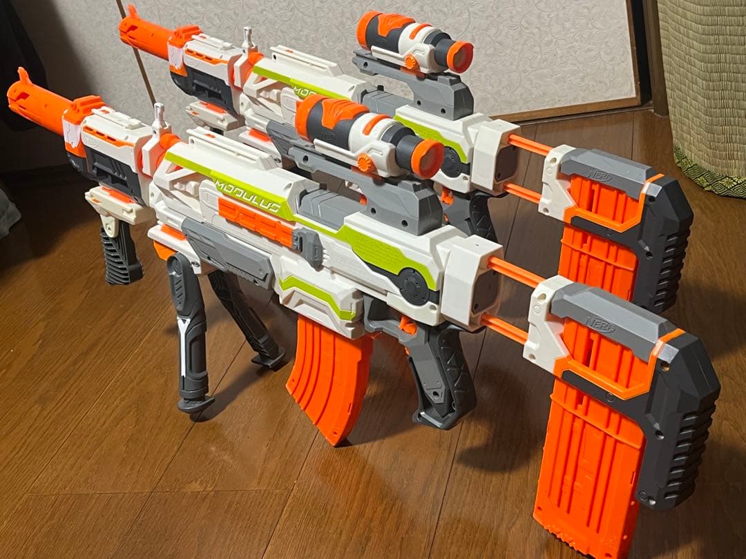 ナーフ モジュラス ECS-10 +追加パーツ 2個セット オレンジトリガー
