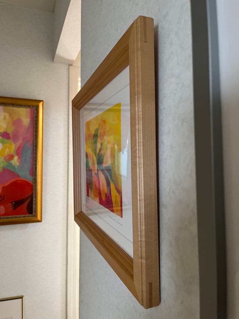 額入り版画　ジニー・キム　エディション番号、サイン有り　新品額