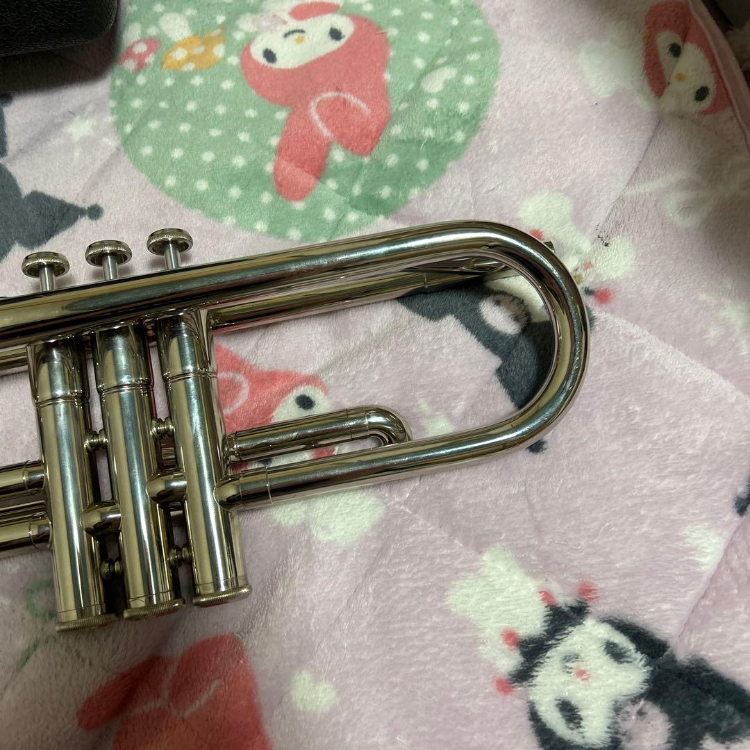 YAMAHA YTR-135 トランペット ハードケース、マウスピース付 銀