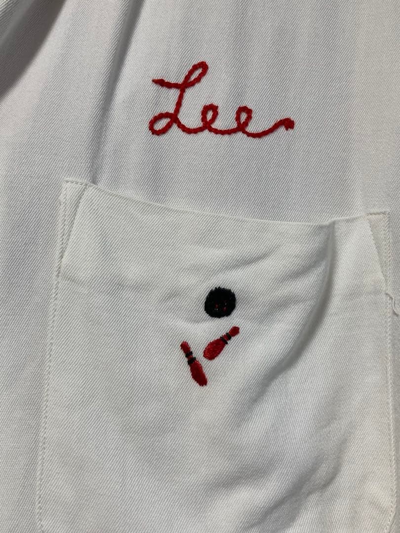 キングルイ King louie 60S頃 ボウリングシャツSサイズ 赤白