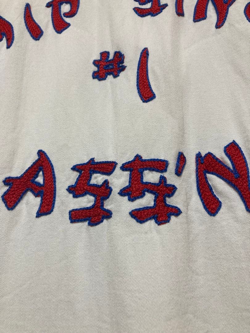 キングルイ King louie 60S頃 ボウリングシャツSサイズ 赤白