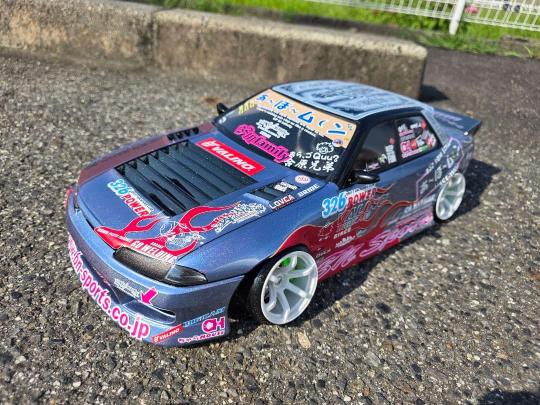 《最終》パンドラＲＣ　Ｒ３２スカイライン４ｄｒ　製作済ラジコンボディ