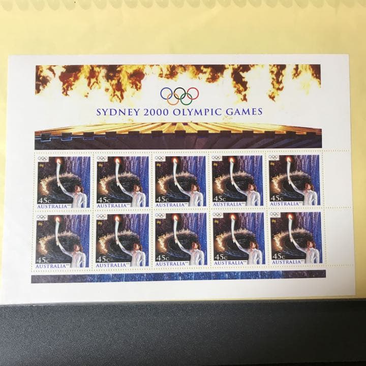 切手　オリンピック　オーストラリア　シドニー