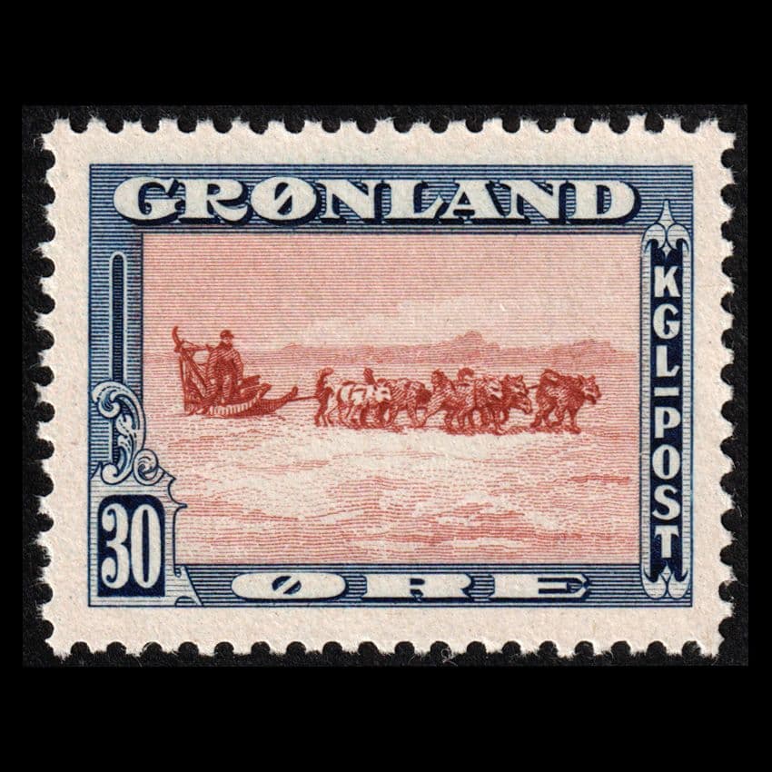 普通切手（グリーンランド 1945年）