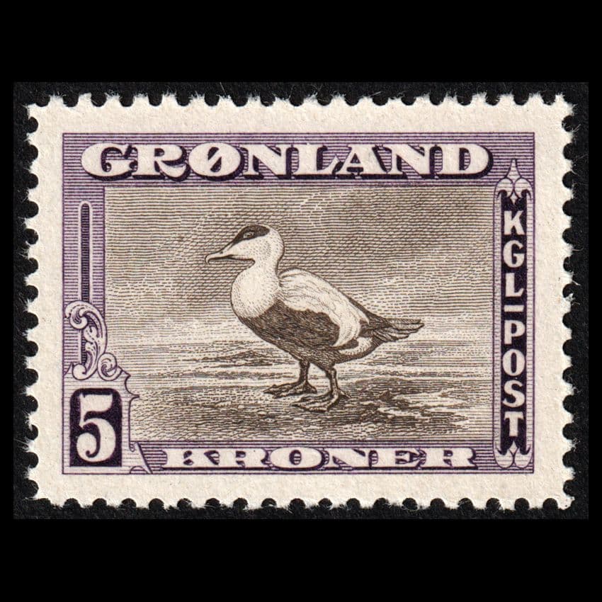 普通切手（グリーンランド 1945年）