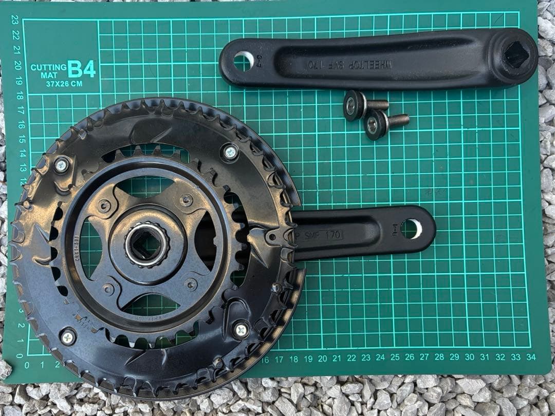 2x8速用アップグレード＆修理セット2x8速用変速機＆2x8速用クランク＋ペダル