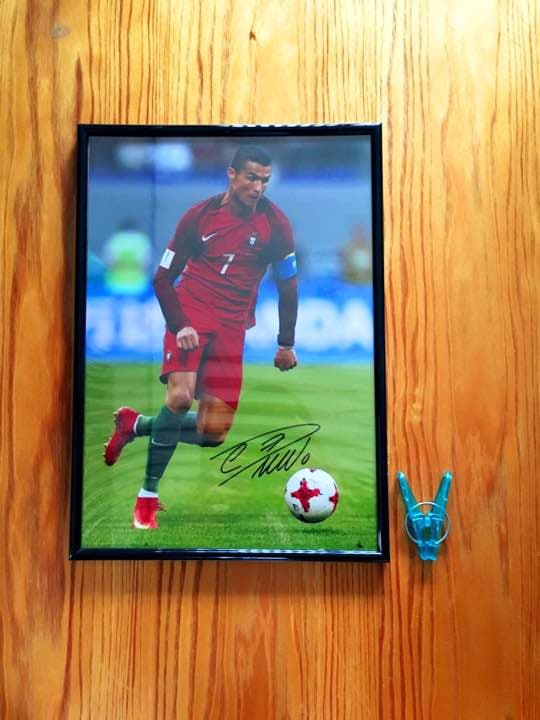 クリスティアーノ ロナウド 直筆 サイン パネル 証明付 ^o^