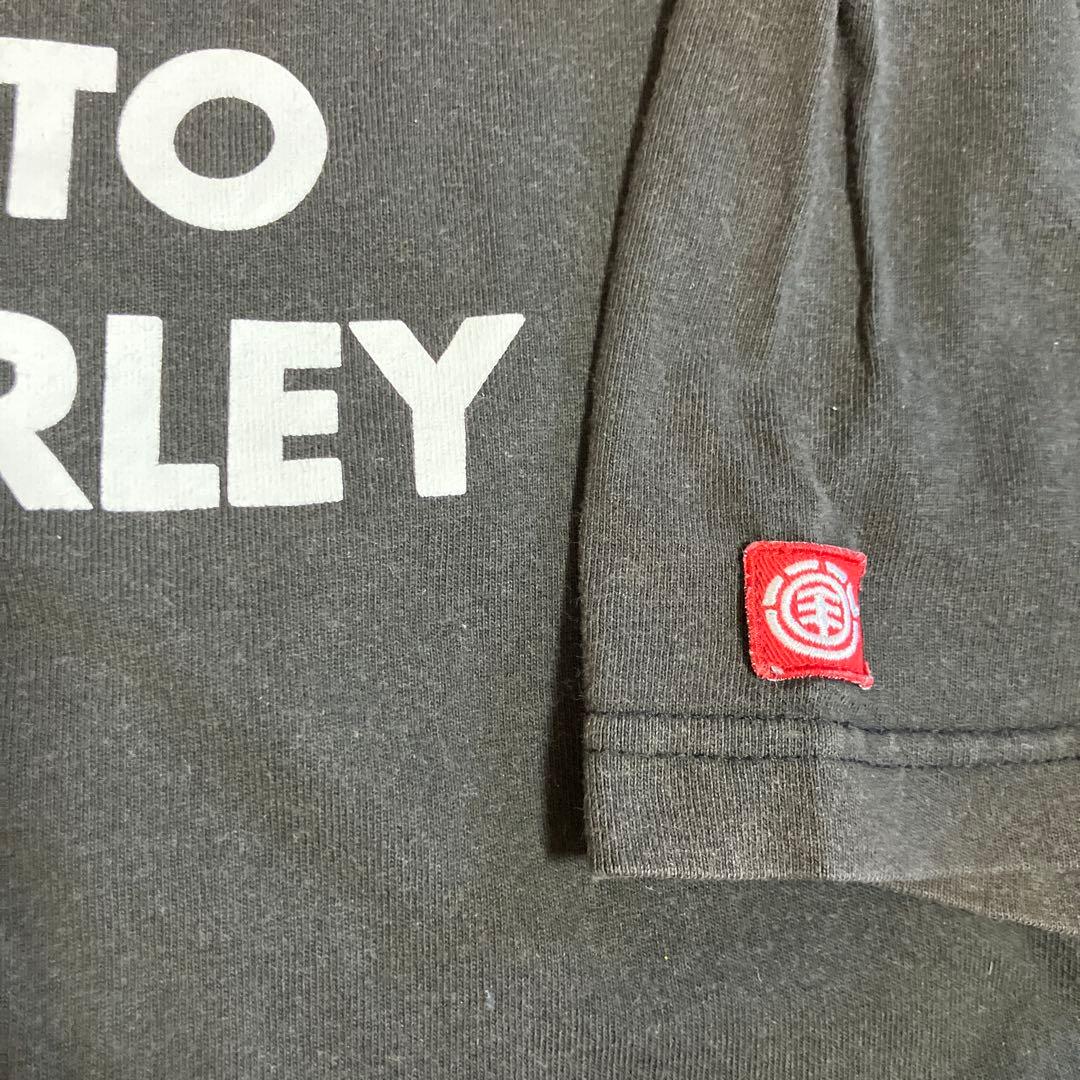 ELEMENT LISTEN TO BOB MARLEY Tシャツ　L 黒